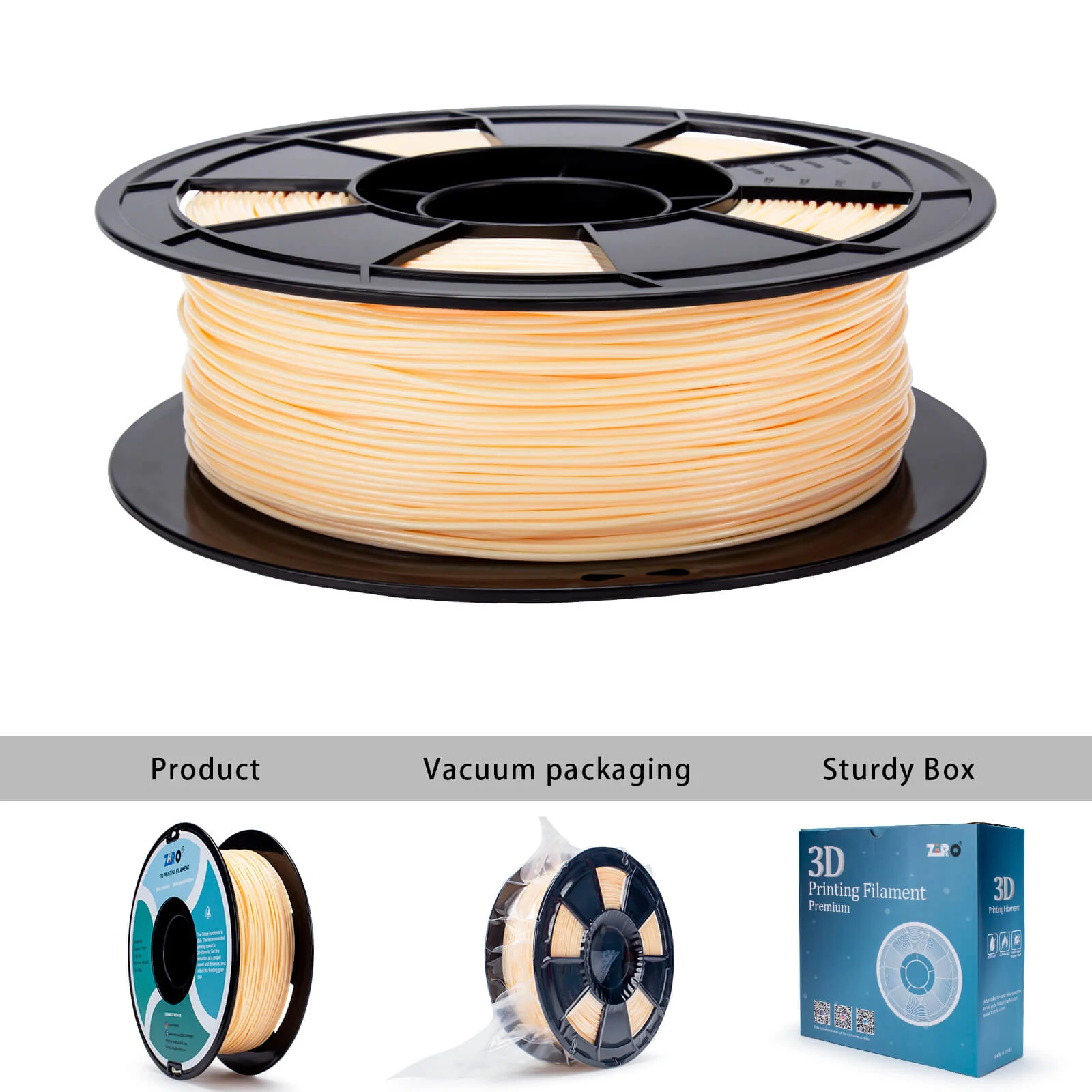 ZIRO Shore 95A Hardness TPU Filament 1.75mm, Skin - Image 6
