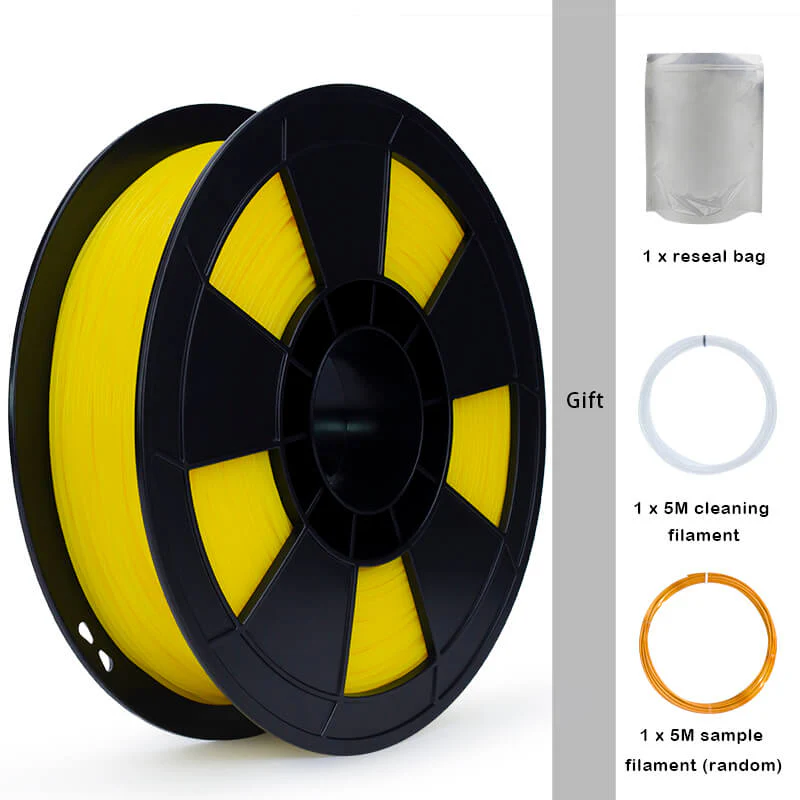 ZIRO Shore 95A Hardness TPU Filament 1.75mm, Yellow - Image 6