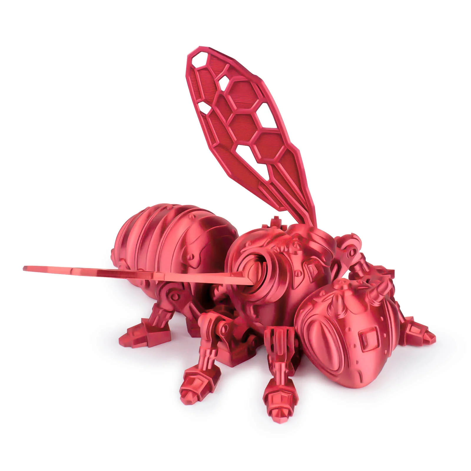 ZIRO Silk PLA Filament 1.75mm, Red - Image 3