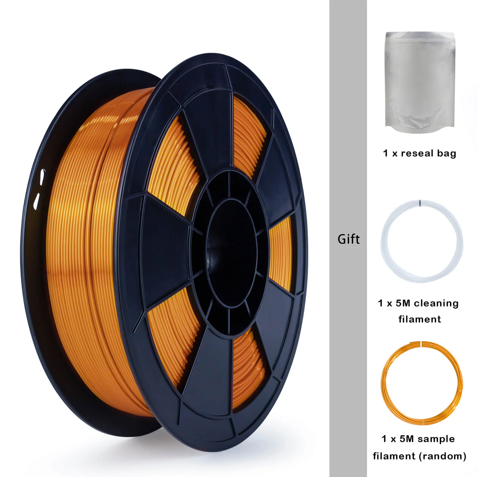 ZIRO Silk PLA Filament 1.75mm, Red Copper - Image 6