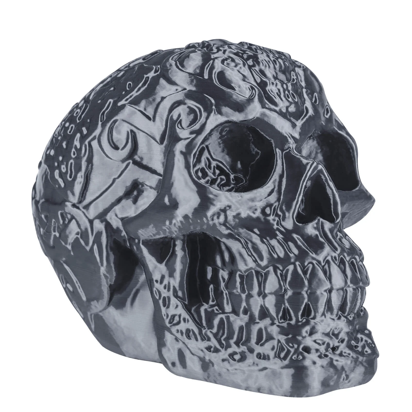 ZIRO Silk PLA Filament 1.75mm, Silver Black - Image 5