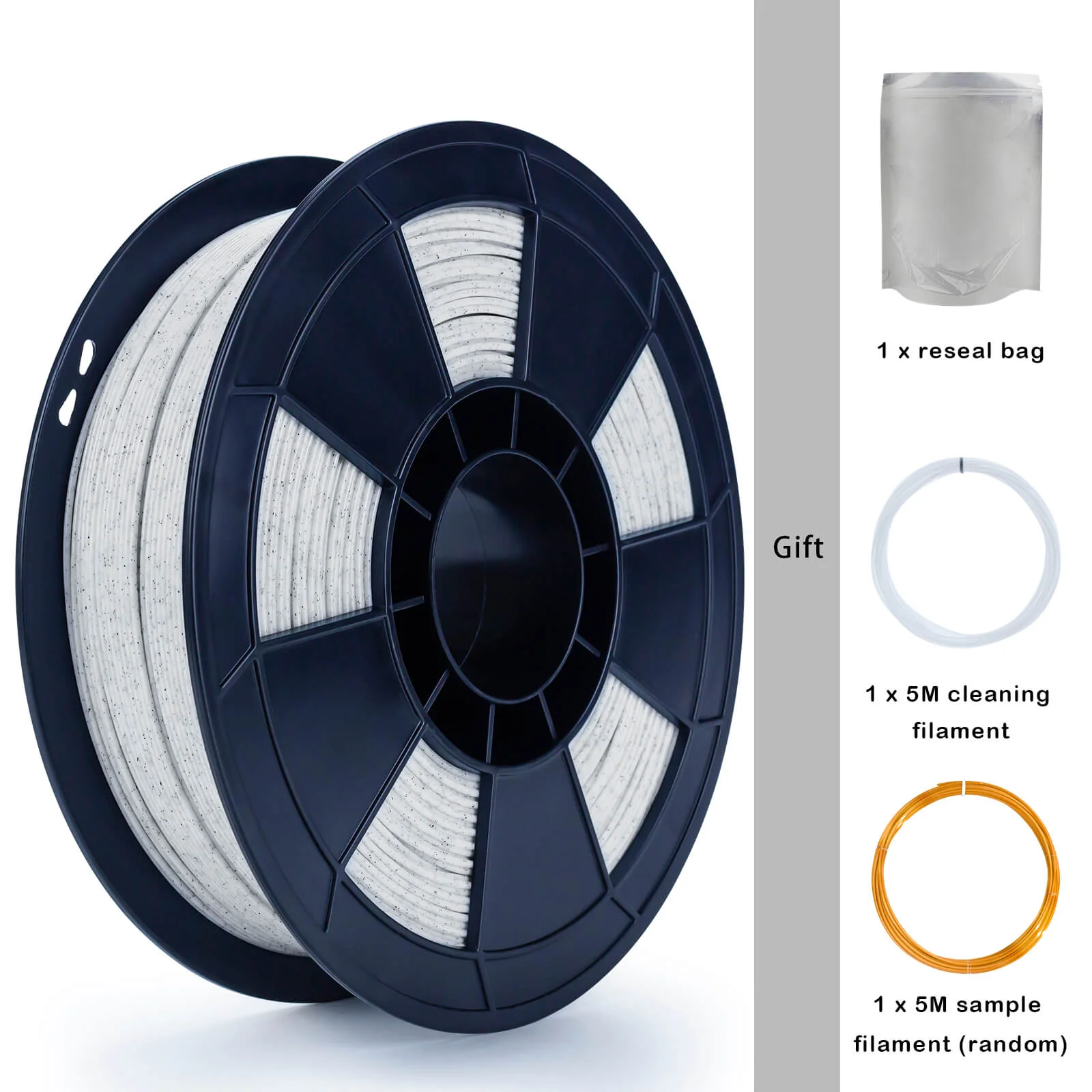 ZIRO Stone PLA Filament 1.75mm, Marble - Image 7