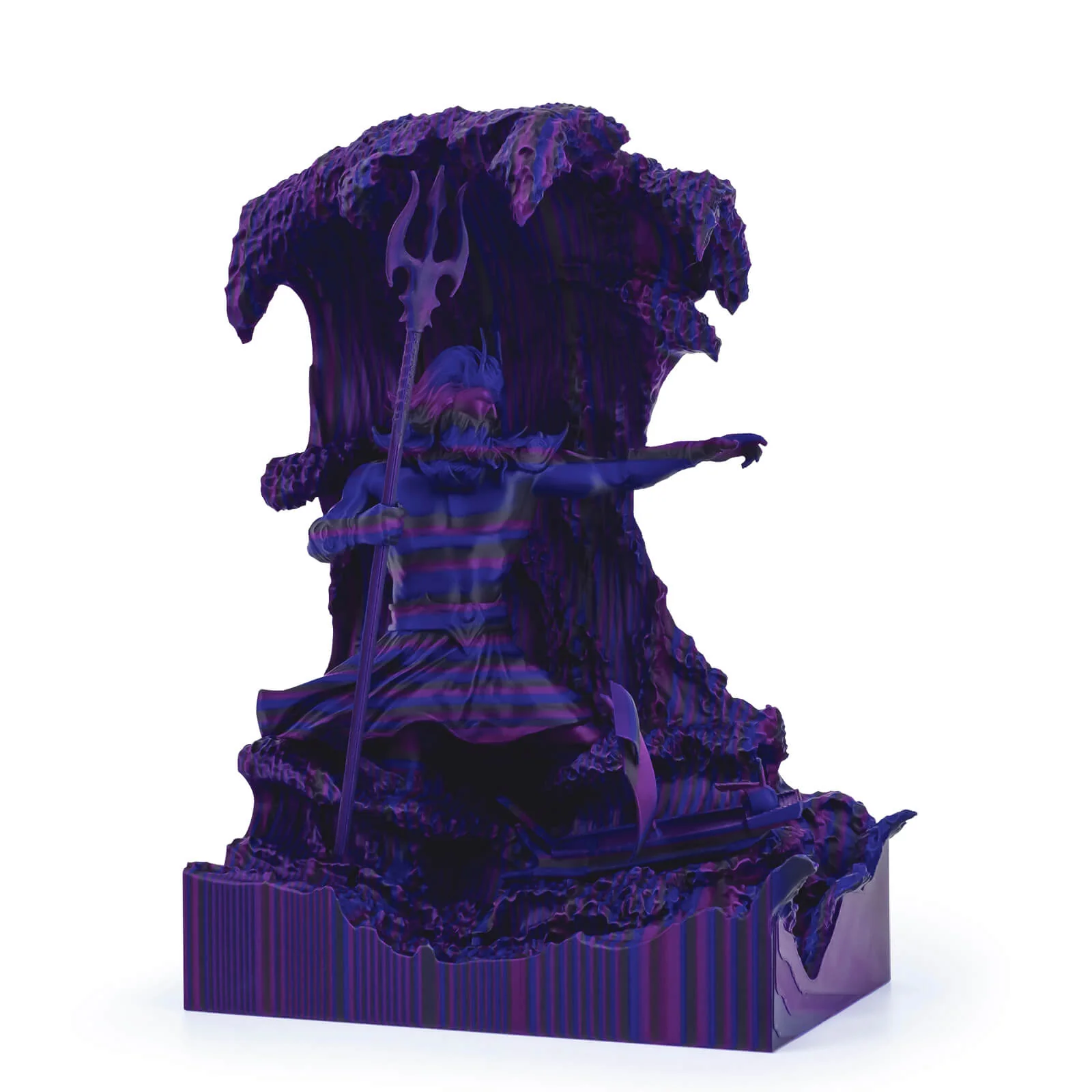 ZIRO Stripes Matte PLA Fast Color Change Filament 1.75mm 1kg/2.2lb Spool , Indigo Stripes - Image 5