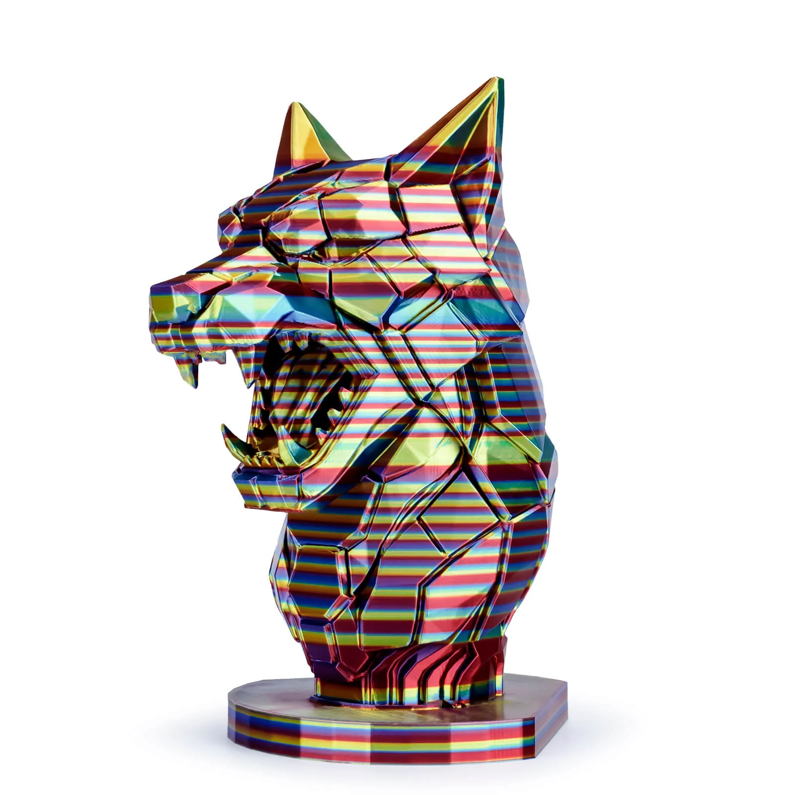 ZIRO Stripes Silk PLA Glossy Multicolors Filament 1.75mm 1kg/2.2lb Spool , Firework Stripes - Image 4