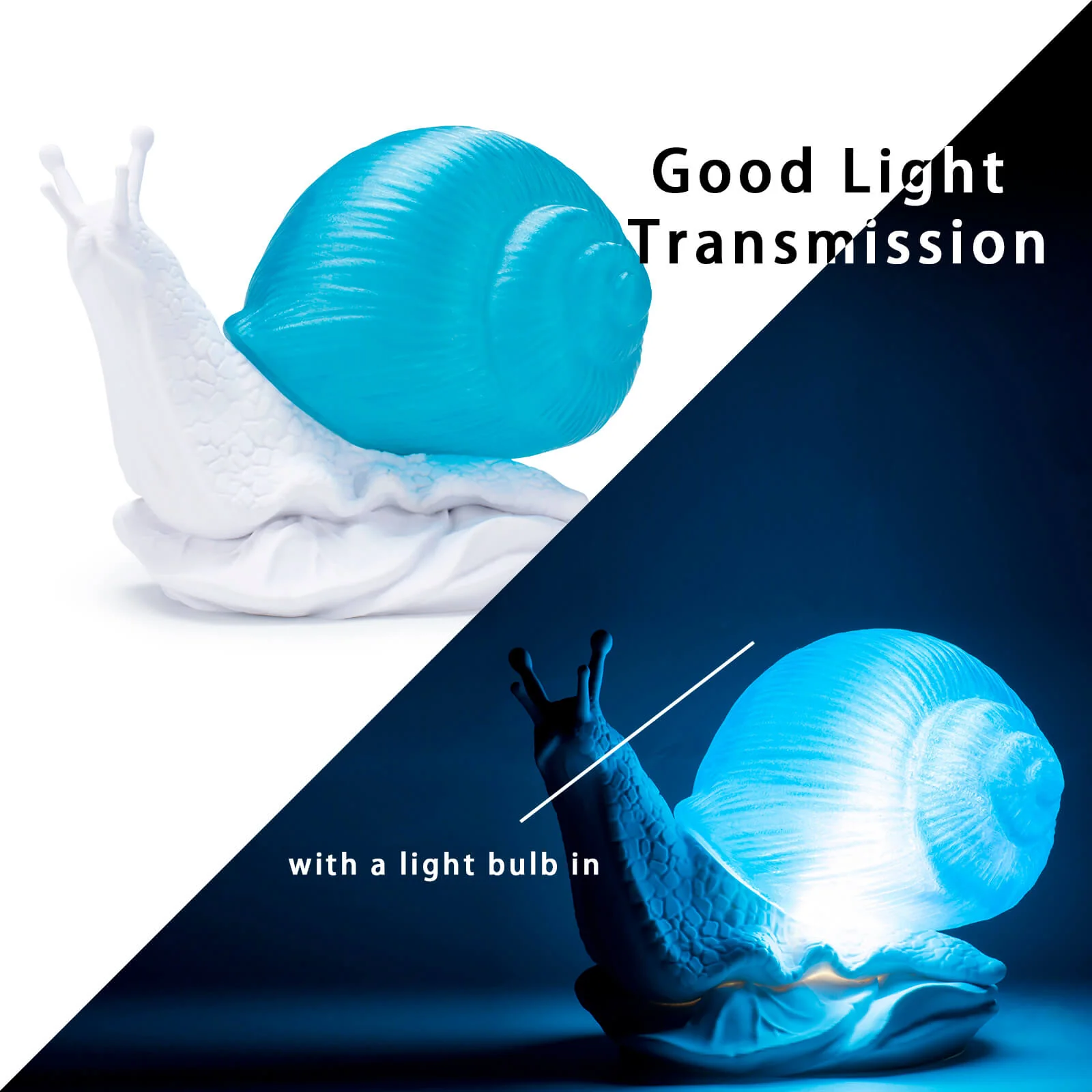 ZIRO Translucent PLA Filament 1.75mm, Translucent Light Blue - Image 4