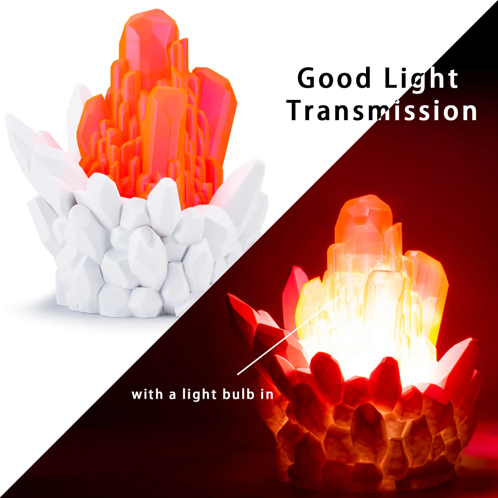 ZIRO Translucent PLA Filament 1.75mm, Translucent Living Coral - Image 4