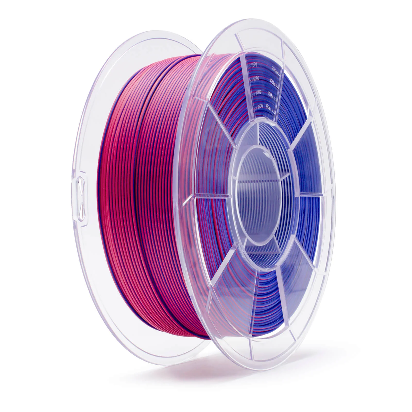 ZIRO Tri-color Matte PLA Filament 1.75mm, Frosted Berry - Image 7
