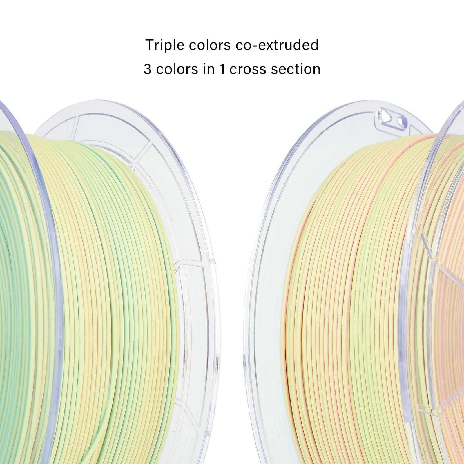 ZIRO Tri-color Matte PLA Filament 1.75mm, Mist - Image 9