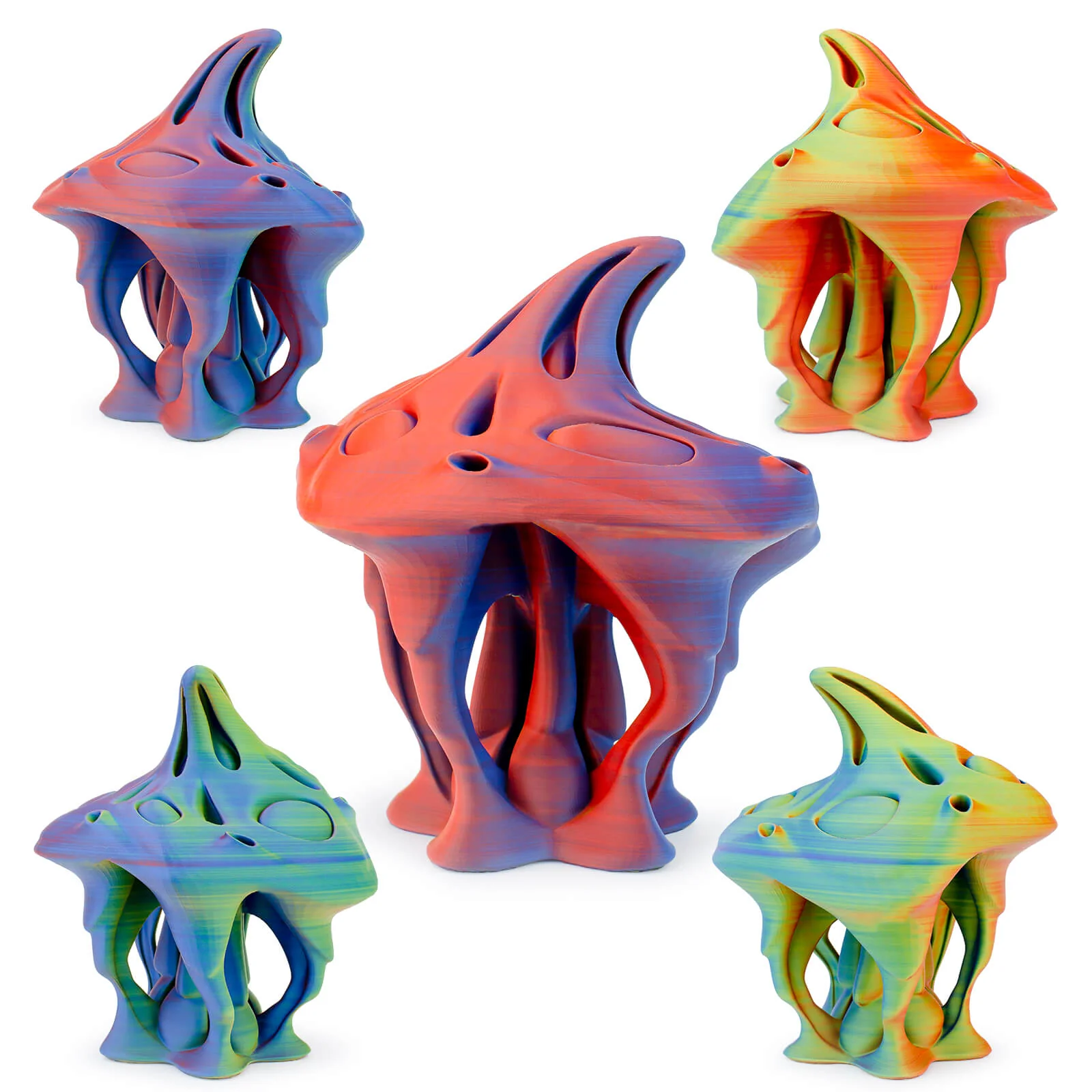 ZIRO Tri-color Matte PLA Filament 1.75mm, Neon - Image 5