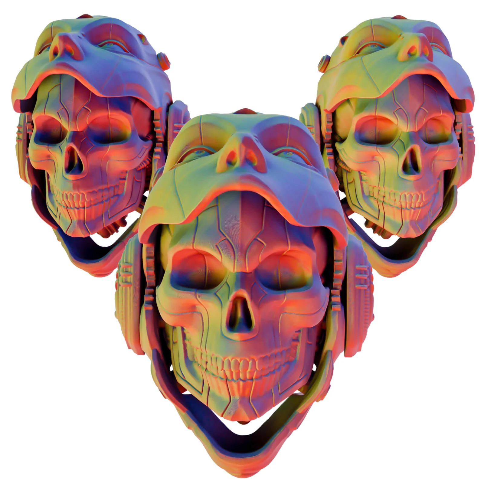 ZIRO Tri-color Matte PLA Filament 1.75mm, Neon - Image 6