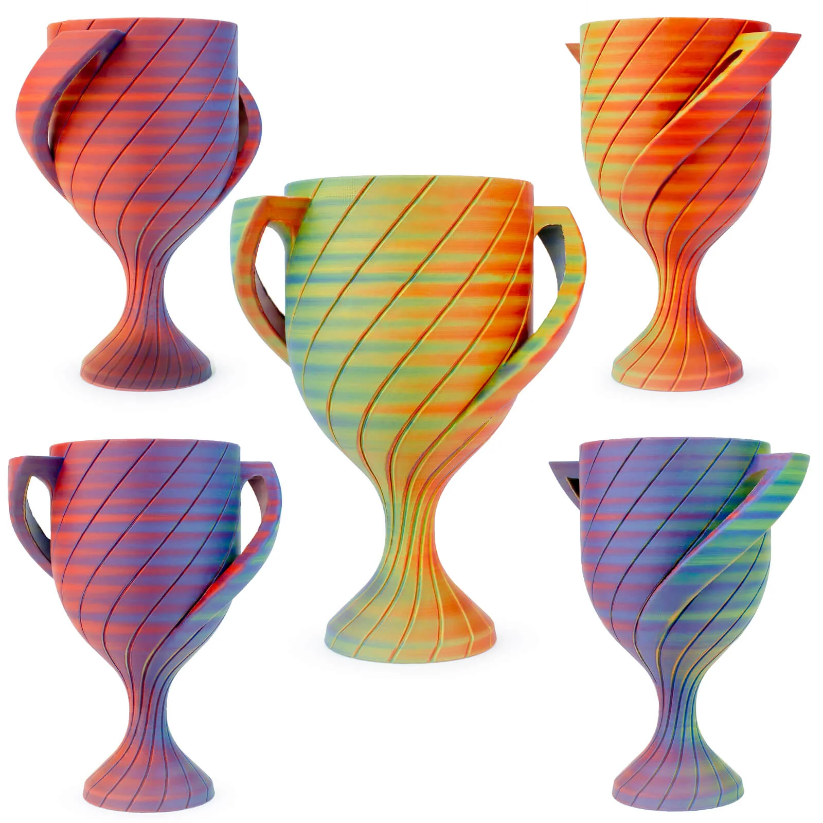 ZIRO Tri-color Matte PLA Filament 1.75mm, Neon - Image 9