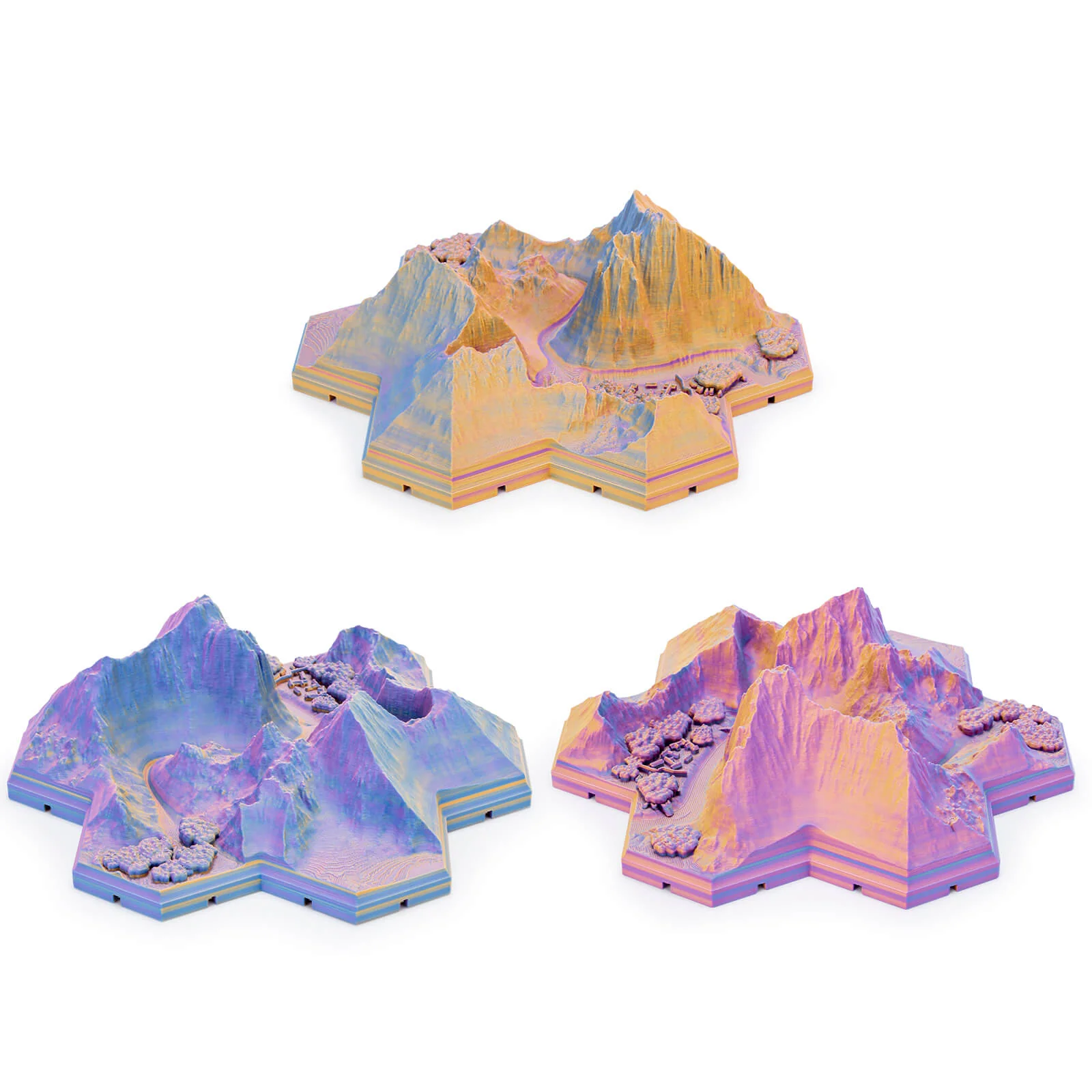 ZIRO Tri-color Matte PLA Filament 1.75mm, Purple Sunset - Image 6