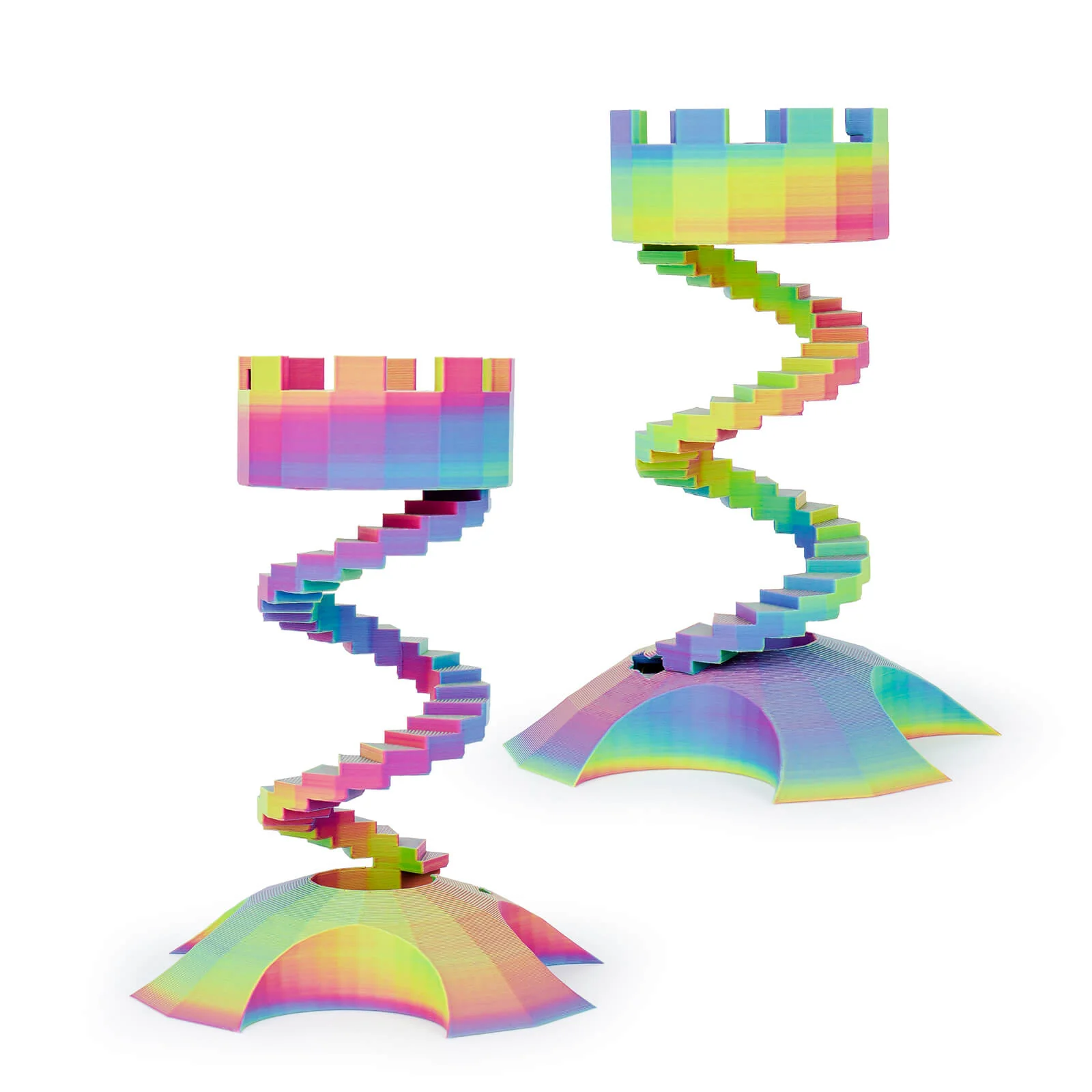 ZIRO Tri-color Matte PLA Filament 1.75mm, Rosy Cloud - Image 3