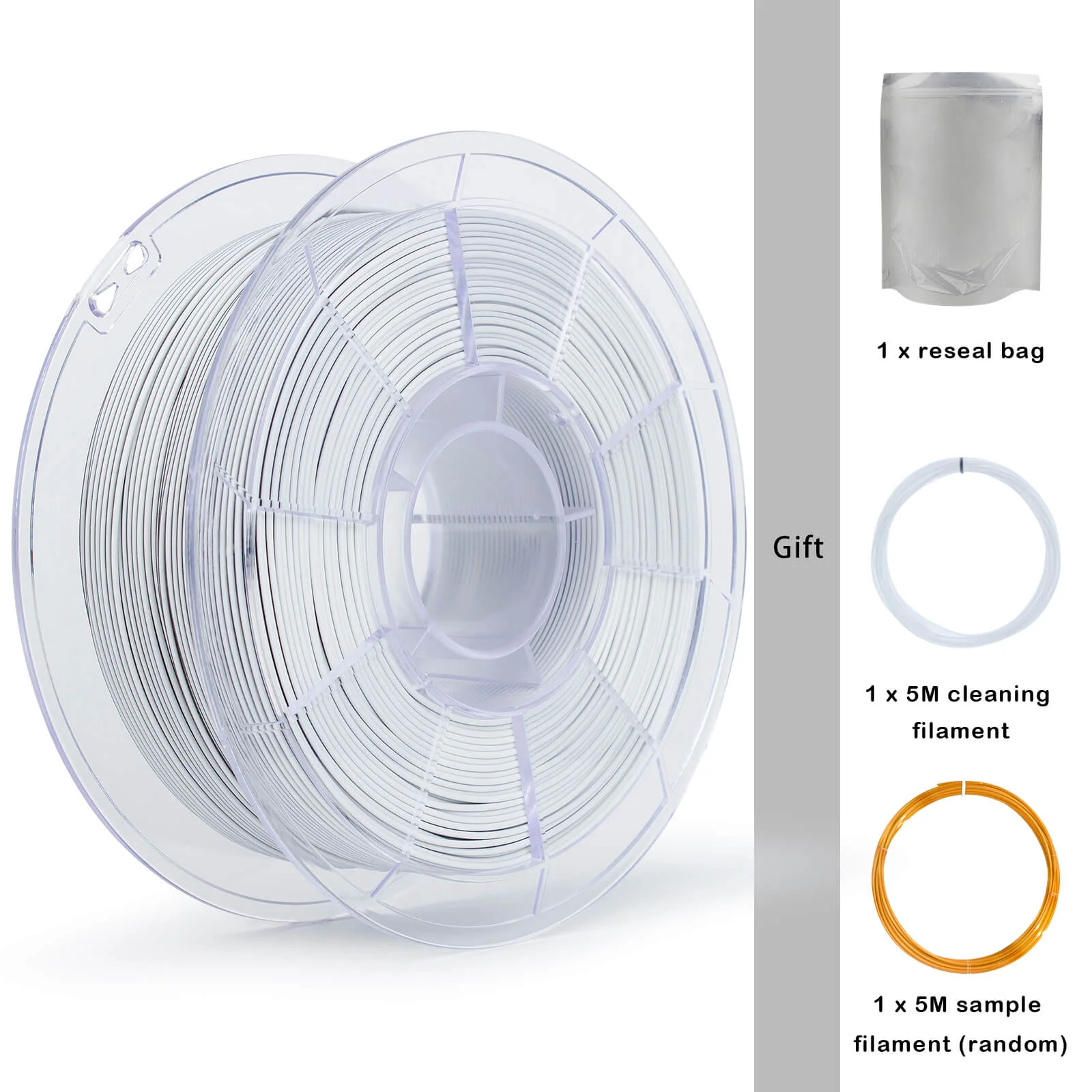 ZIRO Tri-color Matte PLA Filament 1.75mm, Shadow - Image 17