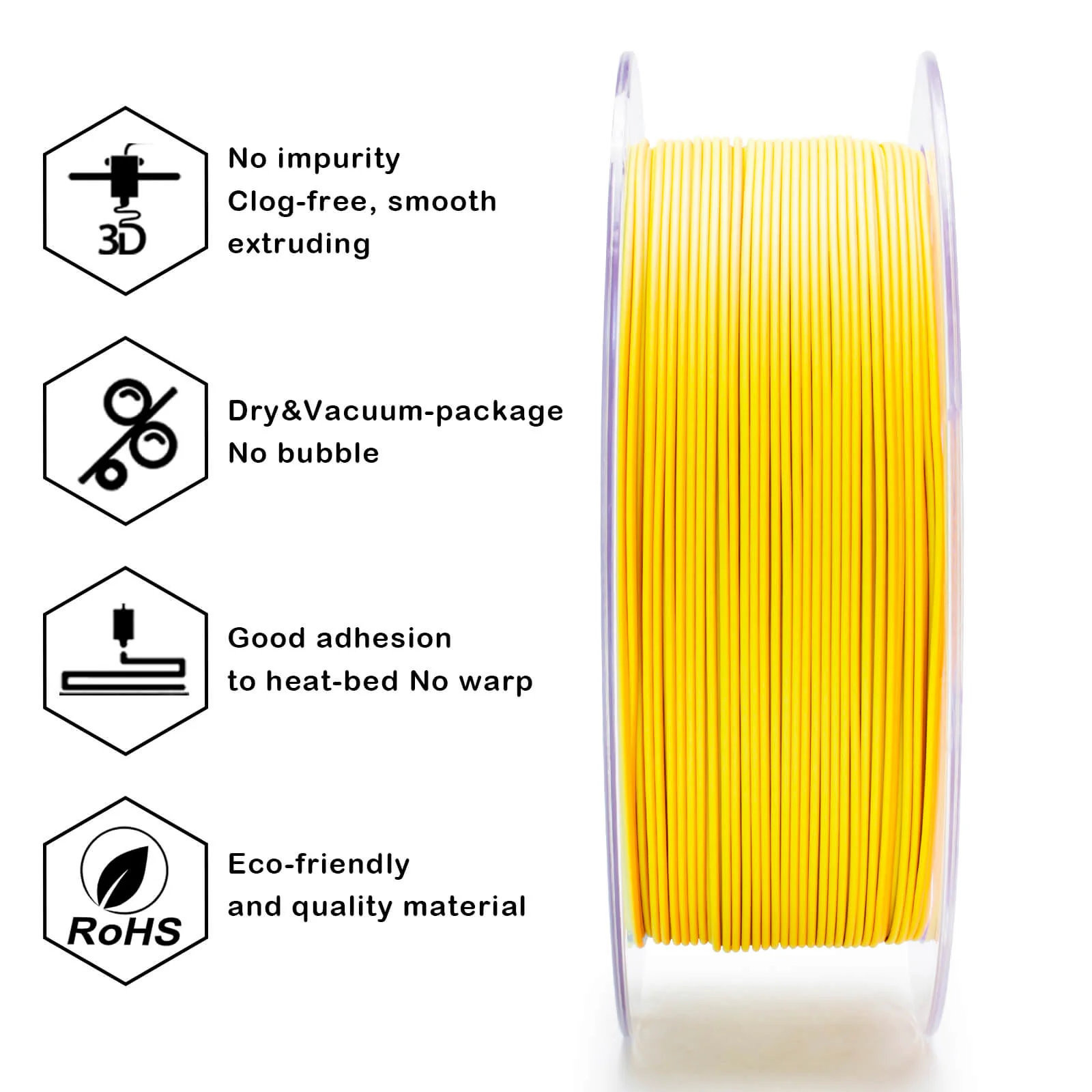 ZIRO Tri-color Matte PLA Filament 1.75mm, Sunbeam Forest - Image 13