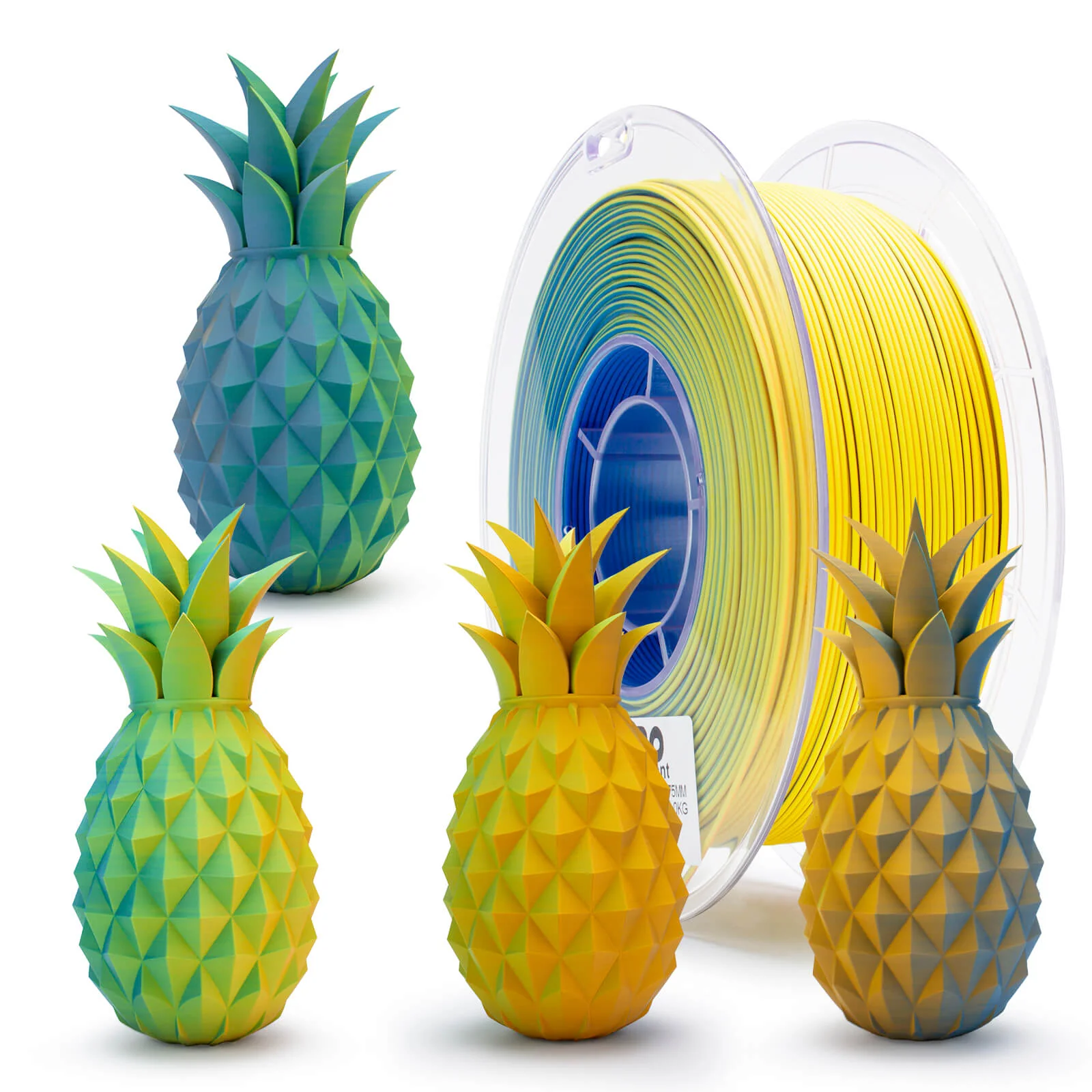 ZIRO Tri-color Matte PLA Filament 1.75mm, Sunbeam Forest - Image 7