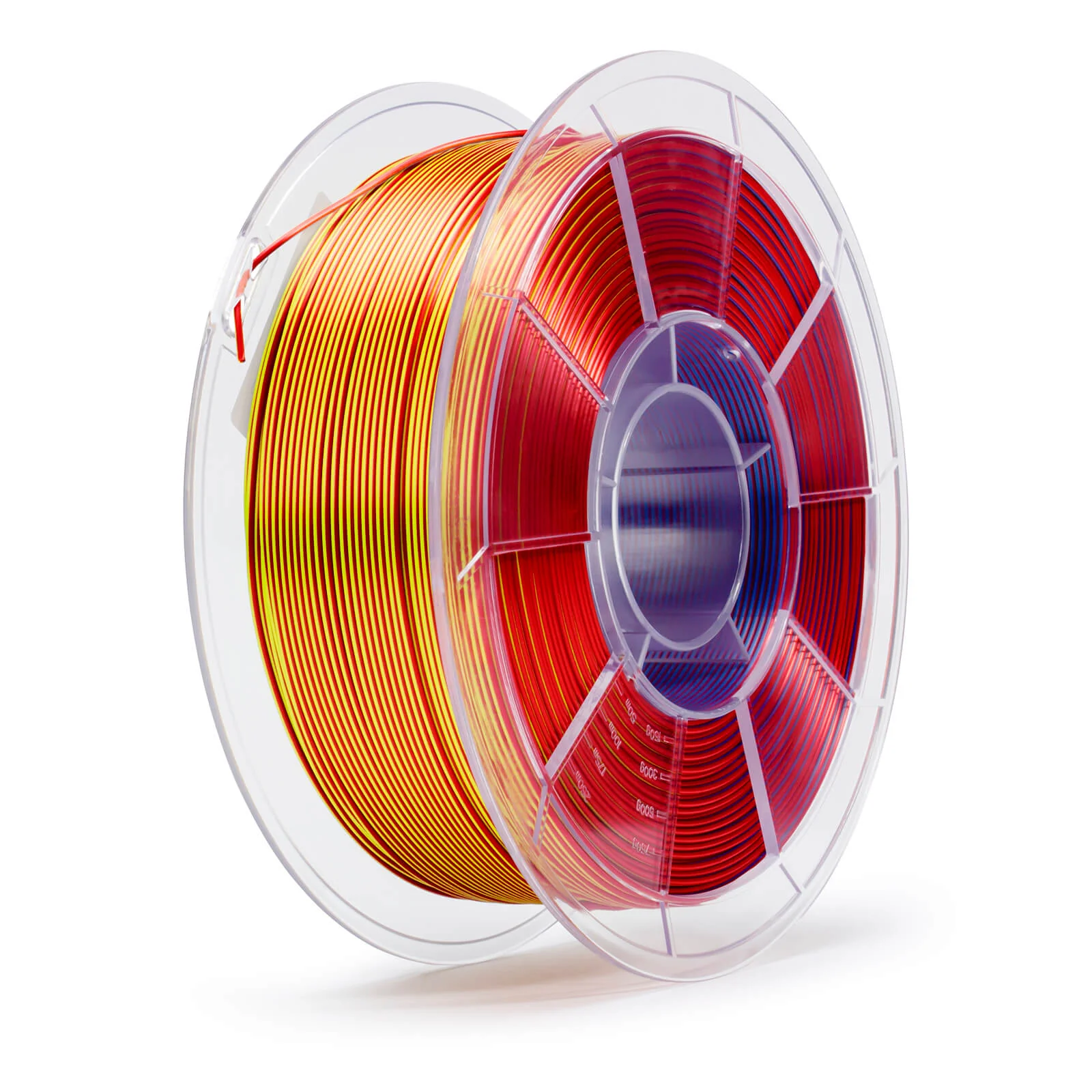 ZIRO Tri-color Silk PLA Filament 1.75mm, Aurora - Image 6