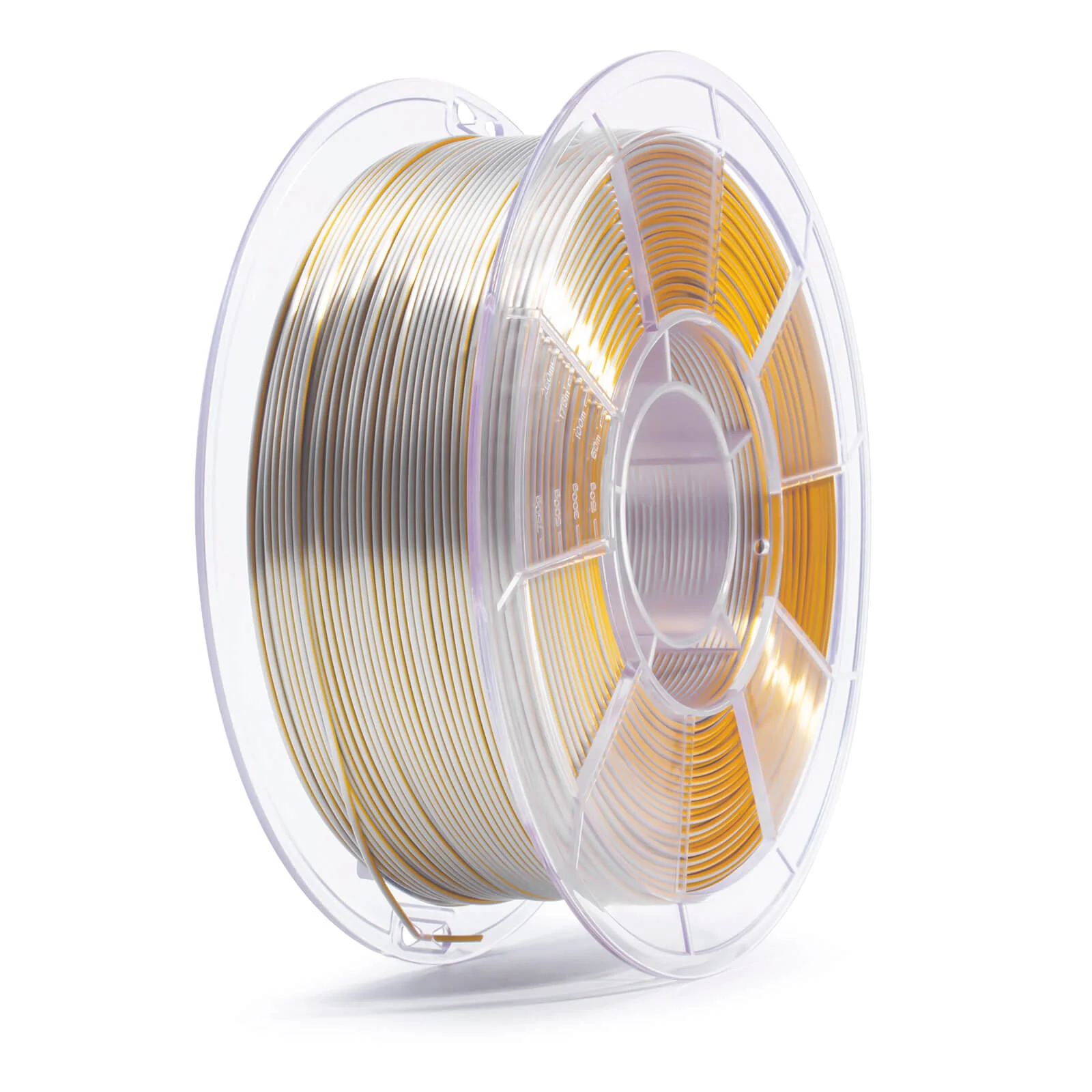 ZIRO Tri-color Silk PLA Filament 1.75mm, Gold & Silver - Image 8