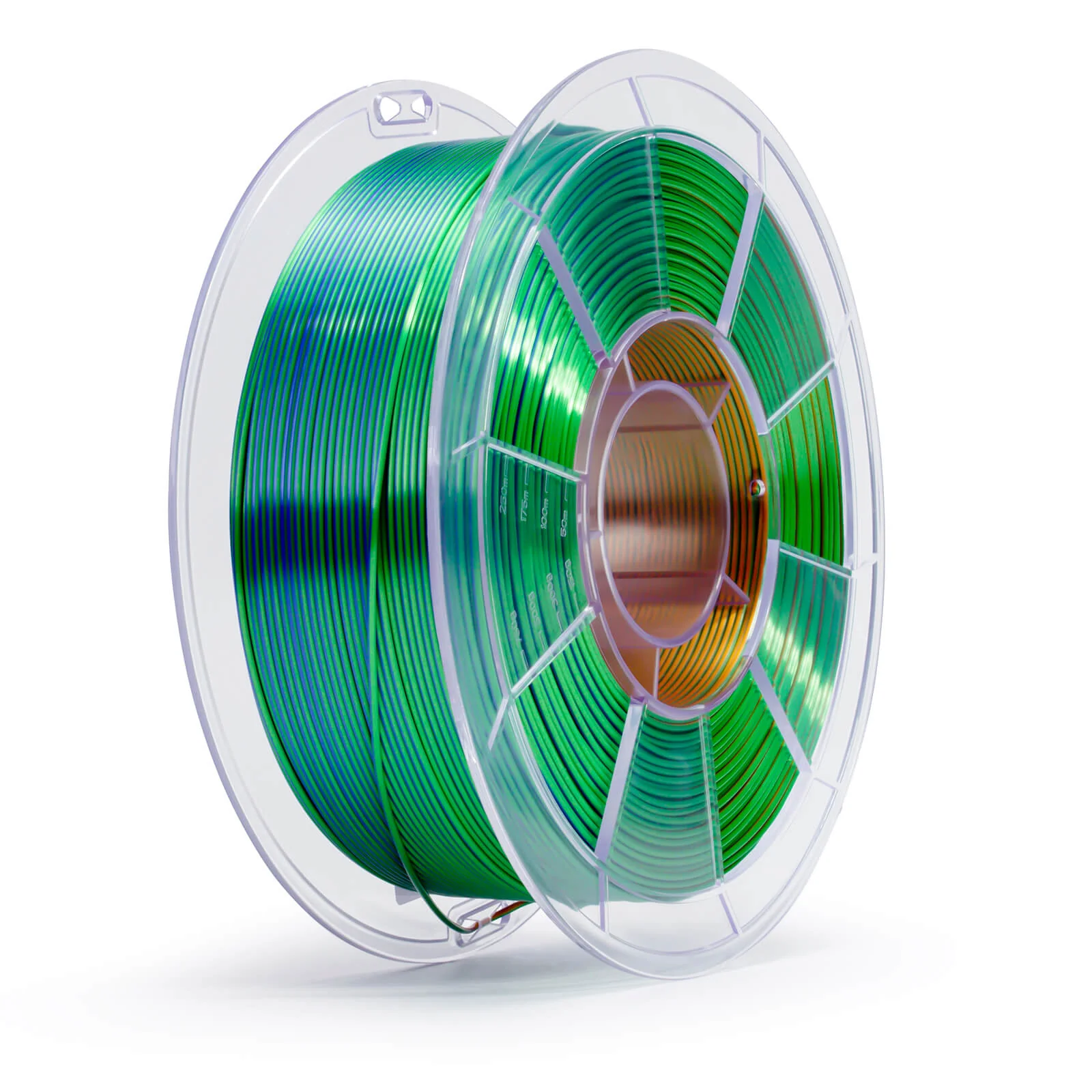 ZIRO Tri-color Silk PLA Filament 1.75mm, Golden Oasis - Image 11
