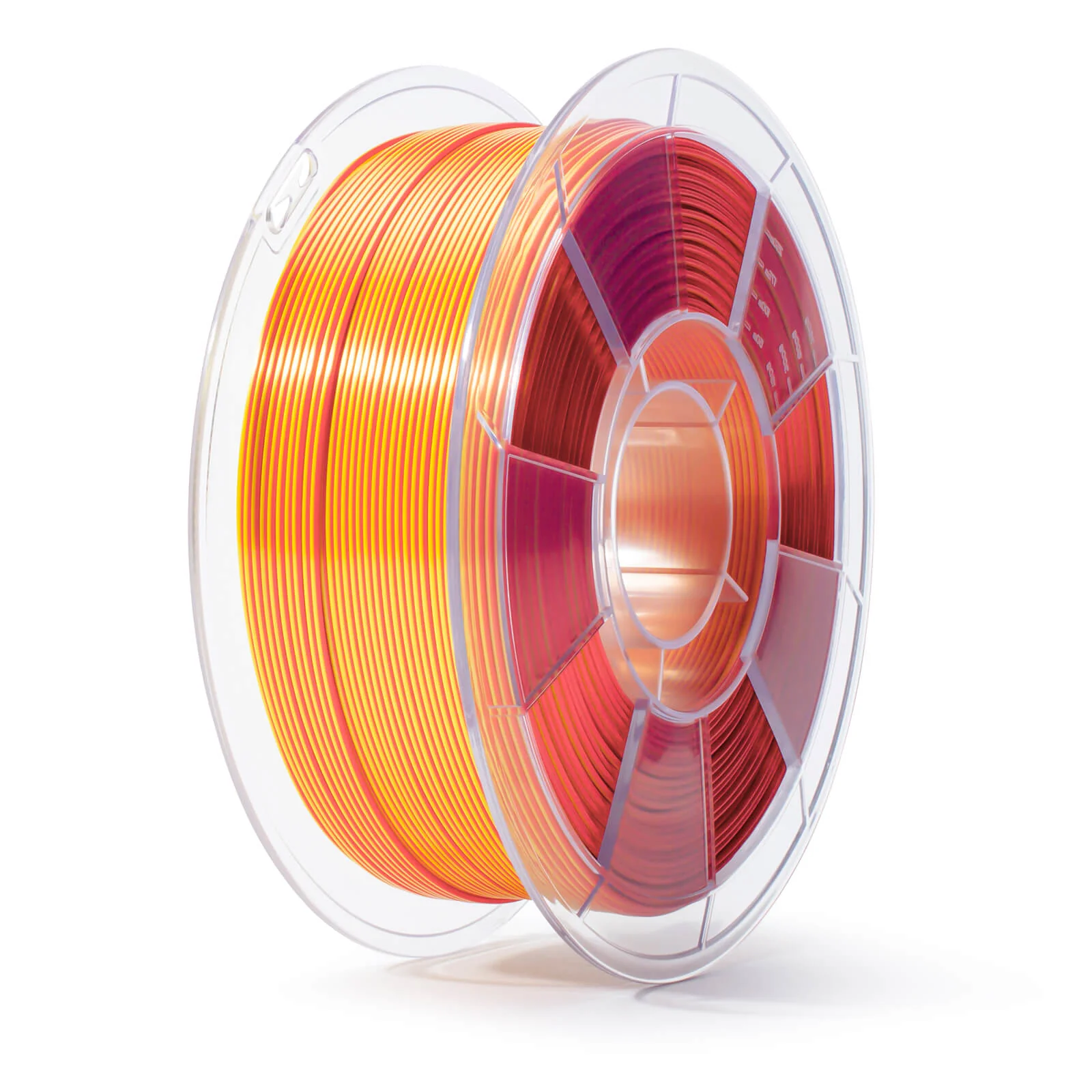 ZIRO Tri-color Silk PLA Filament 1.75mm, Red & Gold - Image 7